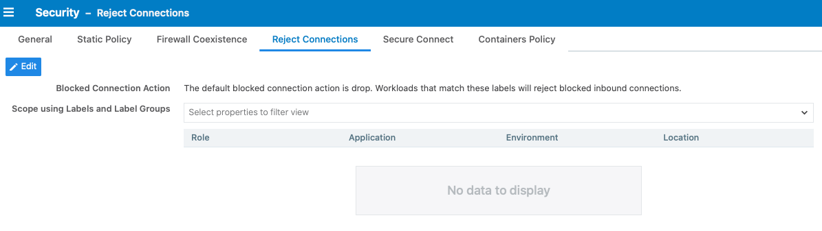 Reject Connections