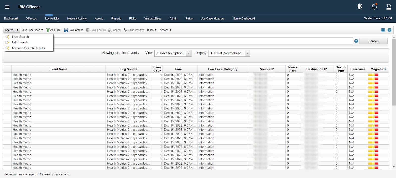 New_Search_QRadar